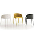 MDF Italia Achille Armchair White, Yellow and Black