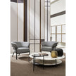 Meridiani Adrian Low Tables Ivory Marble