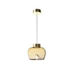 Leucos Aella Bold Suspension Amber and Gold