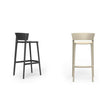 Vondom Africa Bar Stool (Set of 4) Black and Ivory