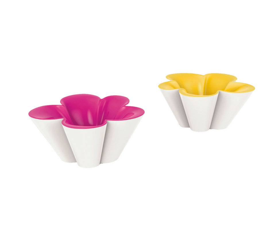 Vondom Agatha Planter White/Yellow
