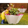 Vondom Agatha Planter White/Purple Outdoors