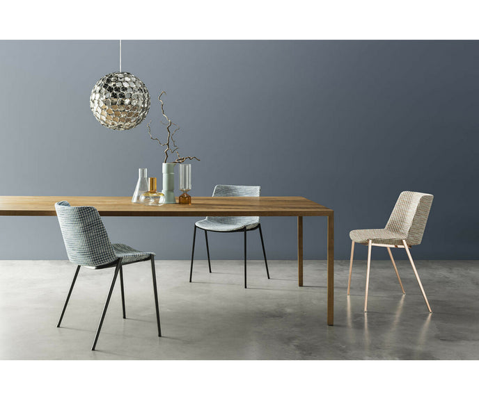 MDF Italia Aiku Soft Chairs Steel 4 Legs Base