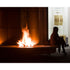 High end Ercole Teakwood Marble Fire Pit by AK47 Design Casa Design