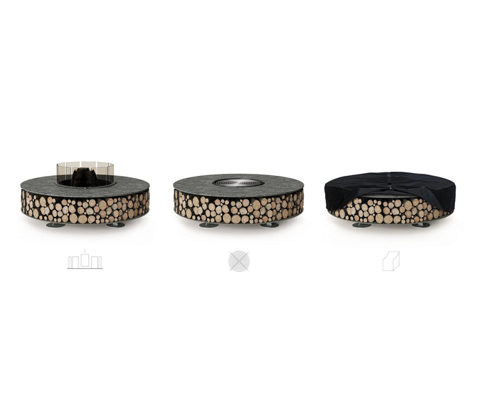 Zero Keramik Fire Pit I AK47 Design