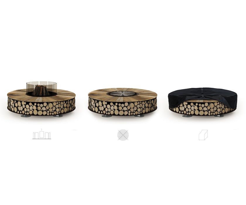 Zero Wood Fire Pit I AK47 Design