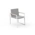 Talenti Alabama Alu Dining Armchair White and Gray