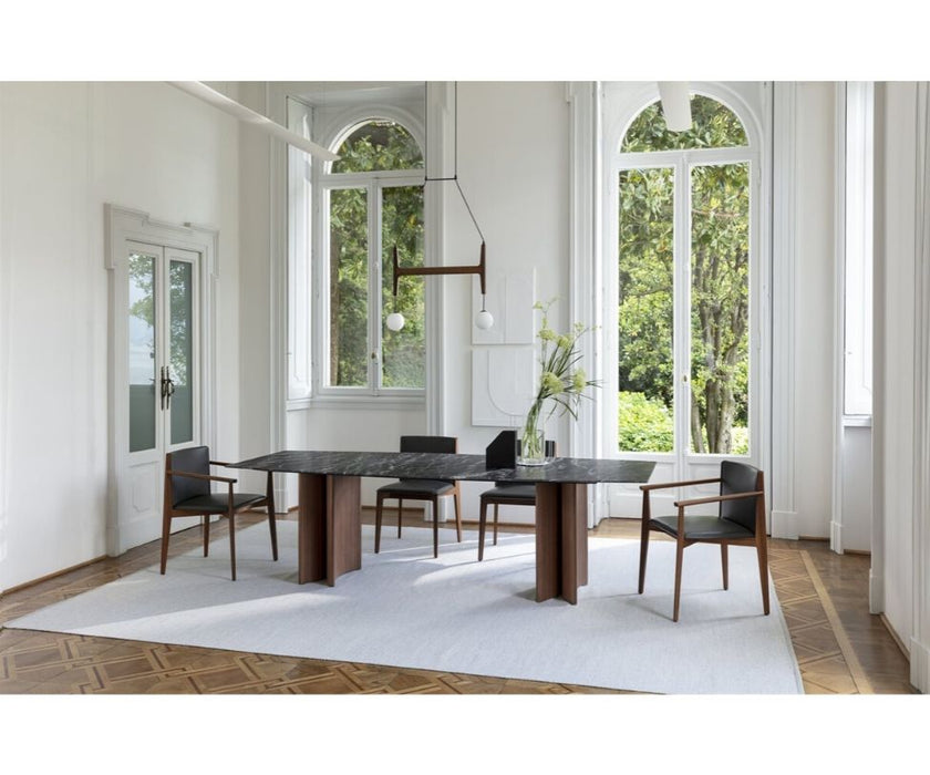 Porada Alan Dining Table Rectangular Marble Top