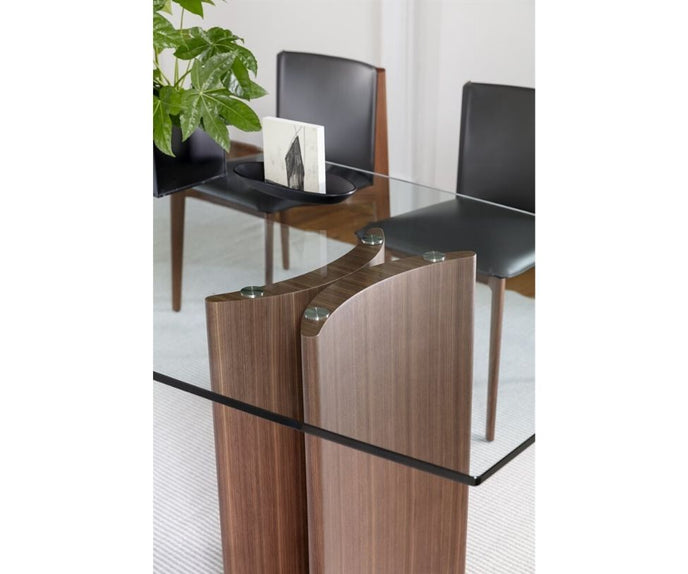 Porada Alan Dining Table Glass Top