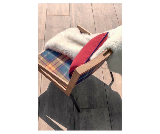 High end Allaperto Mountain Tartar Lounge Chair by Ethimo Casa Design