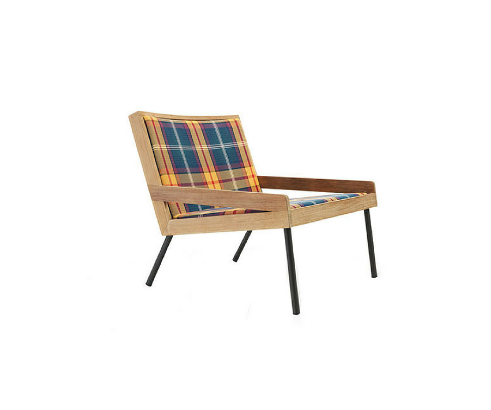 High end Allaperto Mountain Tartar Lounge Chair by Ethimo Casa Design