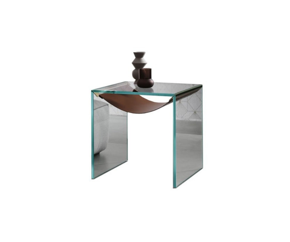 Tonelli Penrose Glass Office Desk, Glass