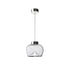 Leucos Aella Bold Suspension Smoke Grey and Chrome