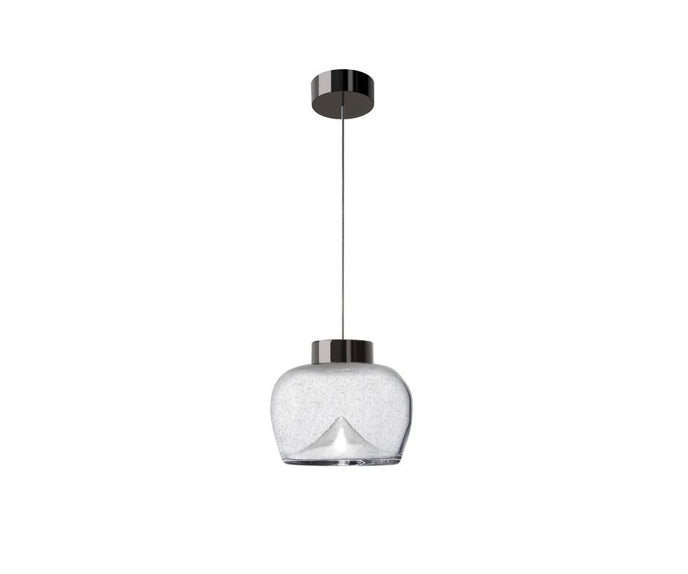 Leucos Aella Bold Suspension Smoke Grey and Gunmetal 