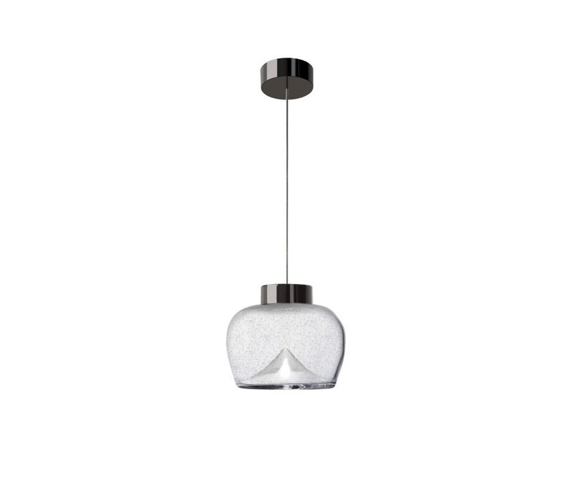 Leucos Aella Bold Suspension Smoke Grey and Gunmetal 