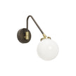 Array Single Opal Wall Sconce I CTO Lighting