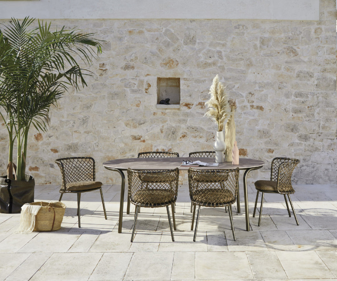 High end Charme ART. 4371B Dining Chair by Roberti Rattan Casa Design