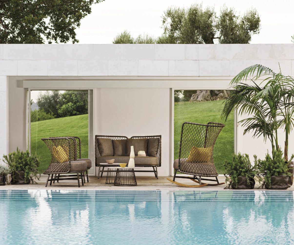 Charme Art. 4385B Rocking Armchair Roberti Rattan