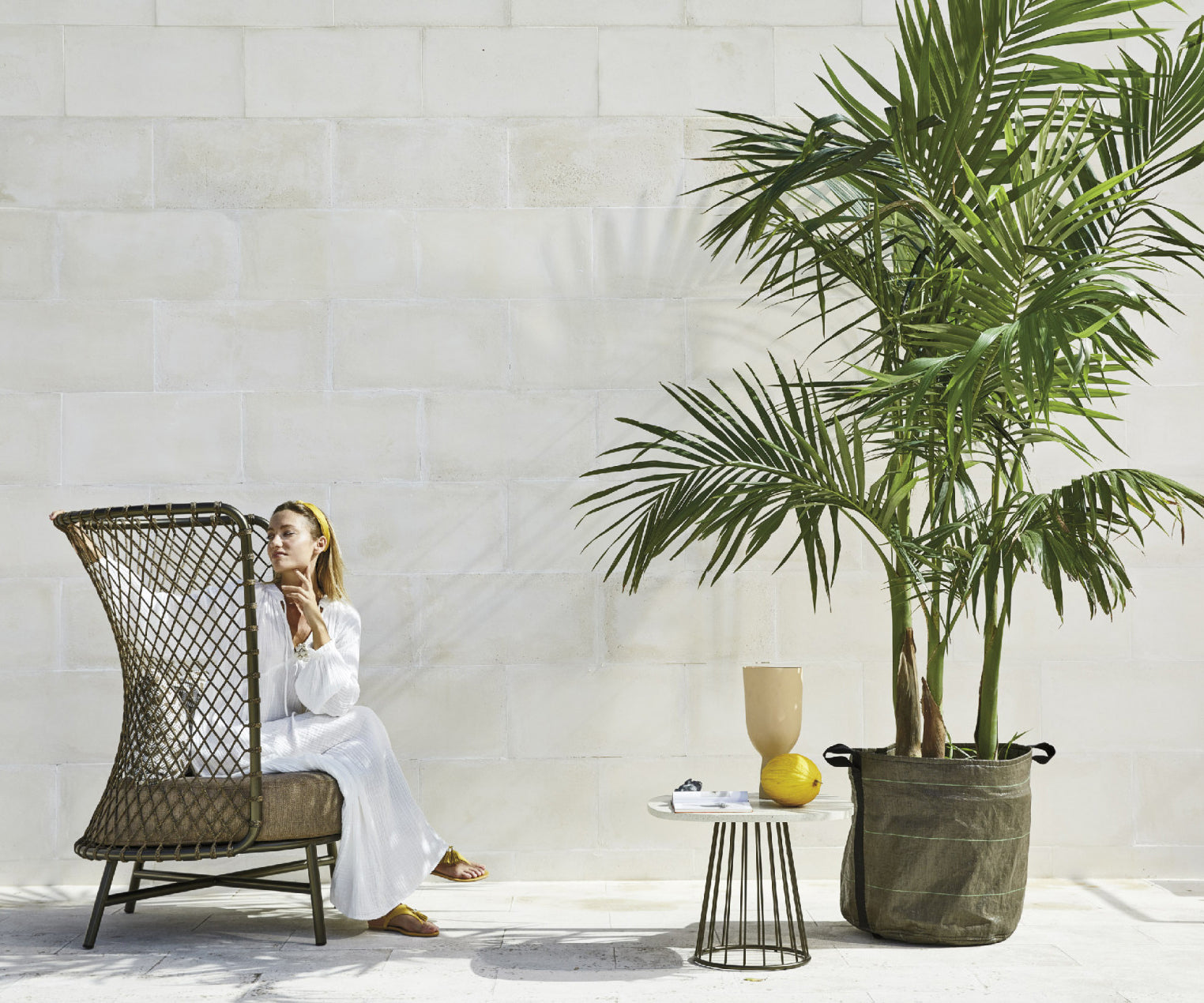 Charme Art. 4384B Highback Lounge Chair Roberti Rattan