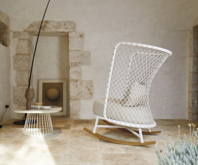 Charme Art. 4385 Rocking Armchair Roberti Rattan