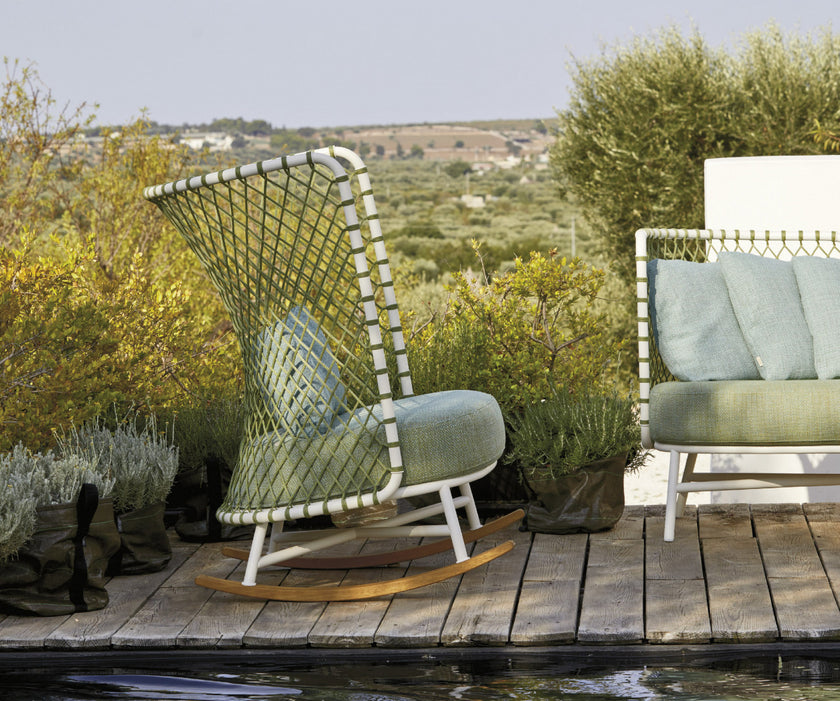 Charme Art. 4385 Rocking Armchair Roberti Rattan