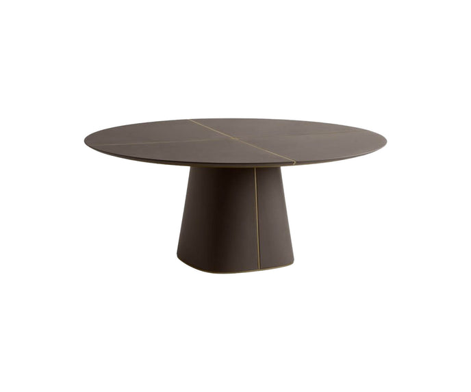 High end Artu 160 Leather Dining Table by Frag Casa Design