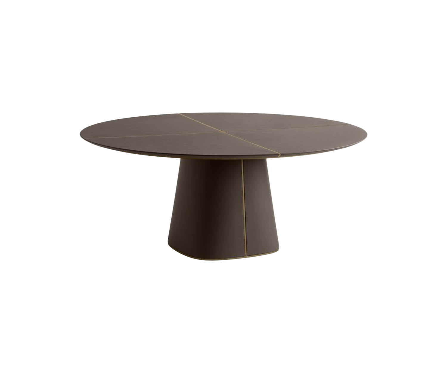 High end Artu 160 Leather Dining Table by Frag Casa Design