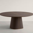 High end Artu 160 Leather Dining Table by Frag Casa Design