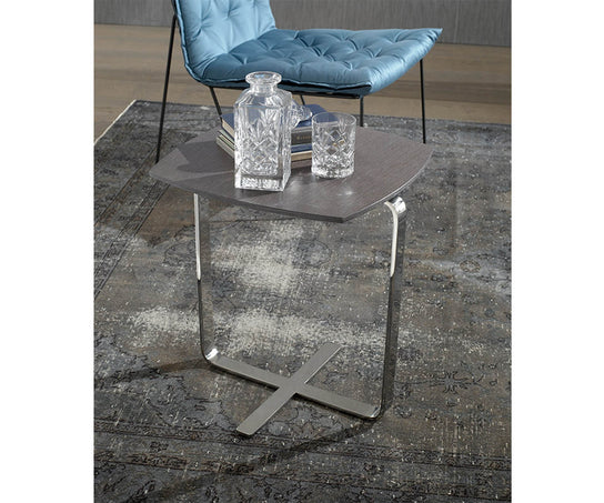 CasaDesús Axel Side Table Wood Top