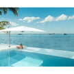 Bay Master “pool side, swim-under” Cantilever Umbrella Tucci
