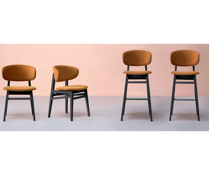 Accento Bacio SG SI Bar Stool Wood Base