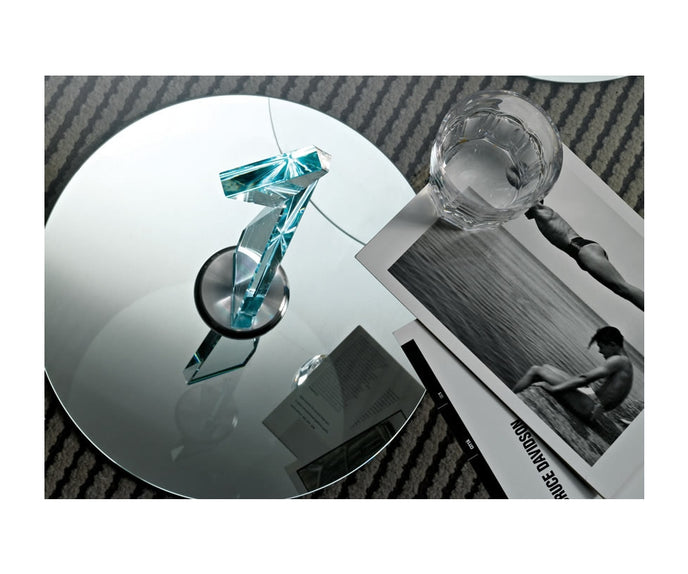 Tonelli Design Bakkarat Side Tables Cristal Clear  Top