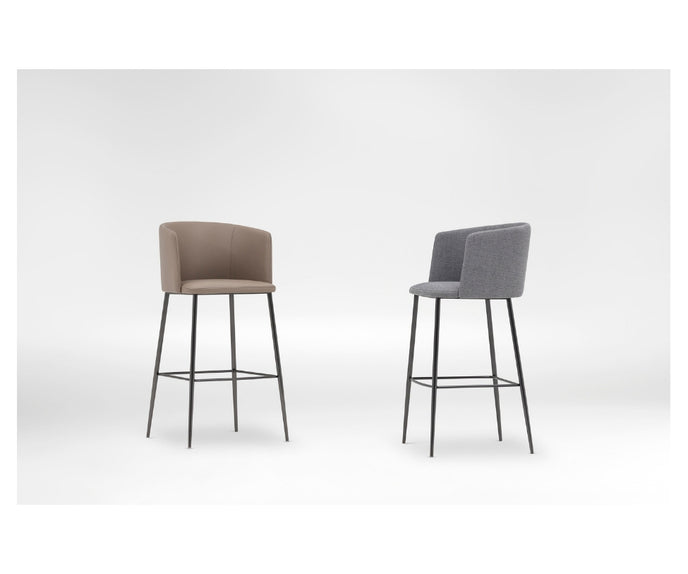 Ballet Stool Camerich Ivory and Grey