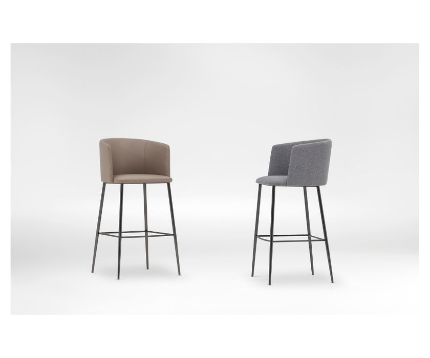 Ballet Stool Camerich Ivory and Grey
