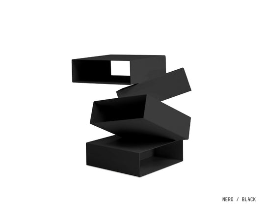 Porro Balancing Boxes Side Table Black