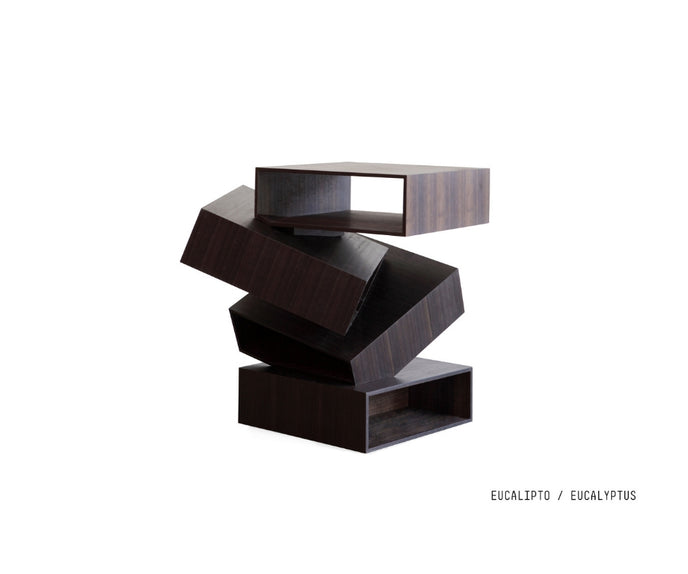 Porro Balancing Boxes Side Table Eucalyptus