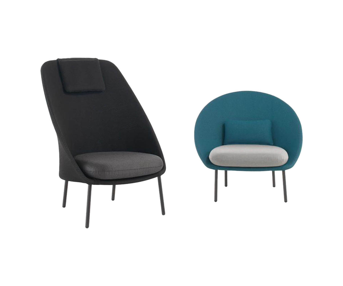 Twins Outdoor Low Armchair