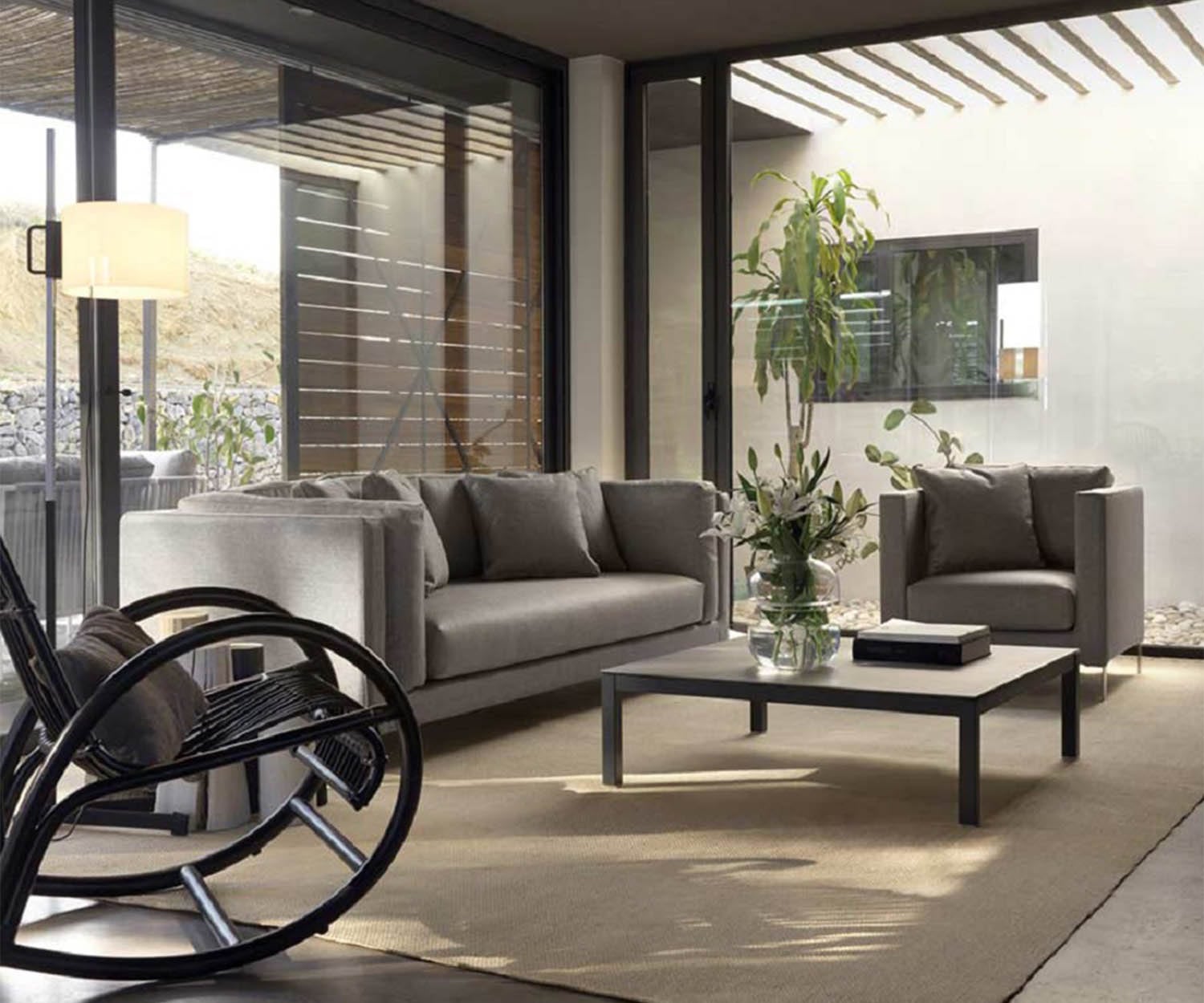 High end Slim Outdoor Armchair by Expormim Casa Design