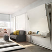 High end Altea Wall Bed With Desk by Clei Casa Design