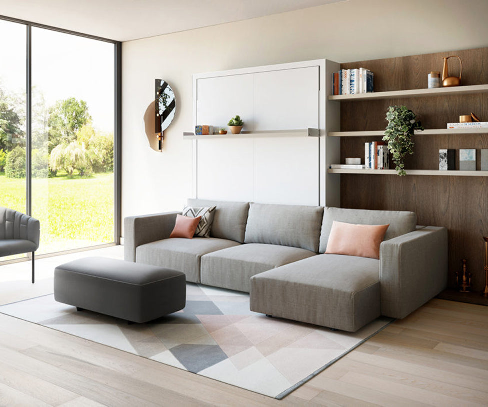 Sectional Sofa Hideaway Bed | Baci Living Room