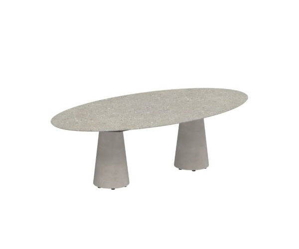 Conix Ellips Concrete Table | Royal Botania