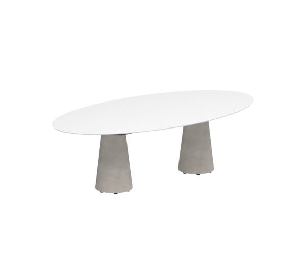 Conix Ellips Concrete Table | Royal Botania