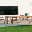 High end Costes Teak Dining Armchair by Ethimo Casa Design
