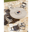 High end Costes Teak Dining Armchair by Ethimo Casa Design