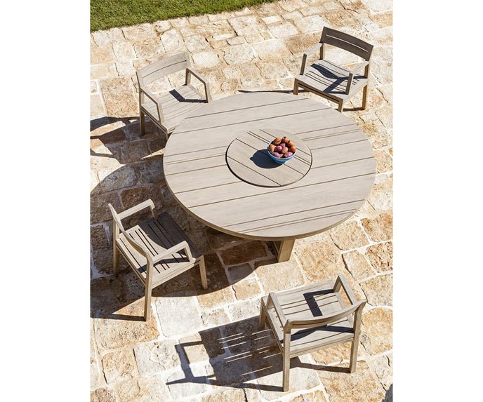 High end Costes Teak Dining Armchair by Ethimo Casa Design