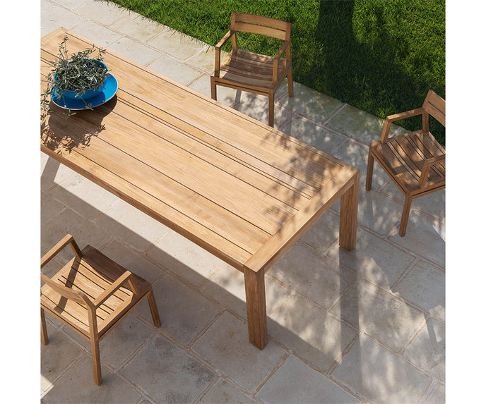 High end Costes Rectangular Dining Table XL by Ethimo Casa Design