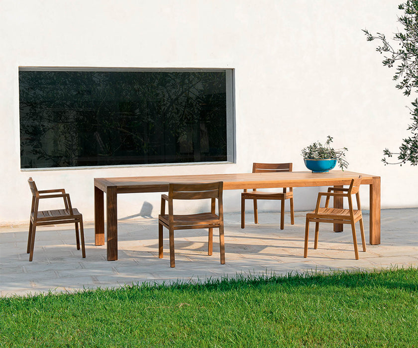 High end Costes Rectangular Dining Table XL by Ethimo Casa Design