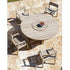 High end Costes Round Dining Table by Ethimo Casa Design