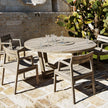 High end Costes Round Dining Table by Ethimo Casa Design