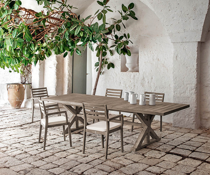 High end Cronos Extendable Dining Table by Ethimo Casa Design